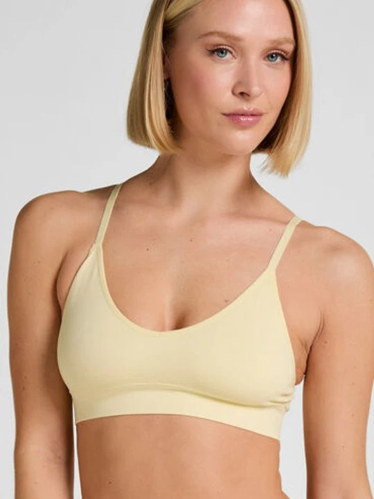 Zdjęcie produktu Hunkemöller Trójkątny biustonosz bralette Dide Żółty