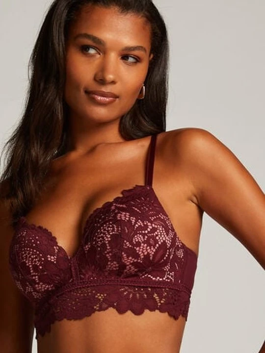 Zdjęcie produktu Hunkemöller Usztywniany biustonosz bez fiszbin Longline Shiloh Czerwony