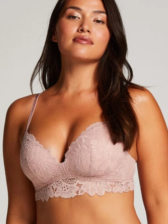 Zdjęcie produktu Hunkemöller Usztywniany biustonosz bez fiszbin Longline Shiloh Różowy