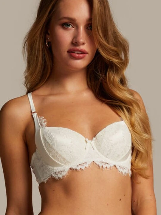 Zdjęcie produktu Hunkemöller Usztywniany biustonosz z fiszbinami Hannako Biały