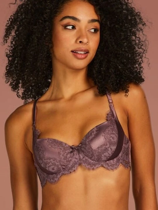 Zdjęcie produktu Hunkemöller Usztywniany biustonosz z fiszbinami Hannako Fioletowy