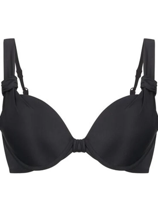Zdjęcie produktu Hunkemöller Usztywniany top bikini z fiszbinami Luxe miseczka E+ Czarny