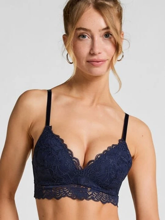 Zdjęcie produktu Hunkemöller Usztywniony biustonosz bez fiszbin Andrea Niebieski