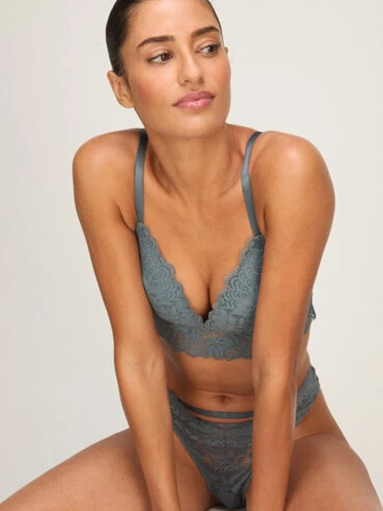 Zdjęcie produktu Hunkemöller Usztywniony biustonosz bez fiszbin Andrea Niebieski