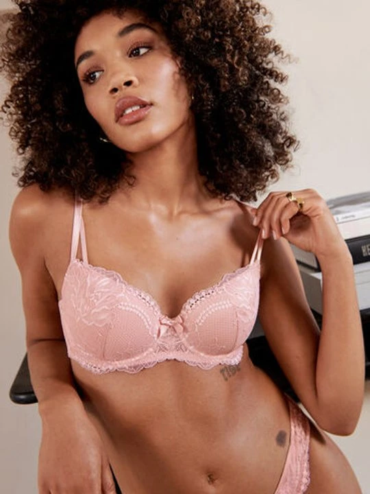 Zdjęcie produktu Hunkemöller Usztywniony biustonosz z fiszbinami Kimberley Różowy