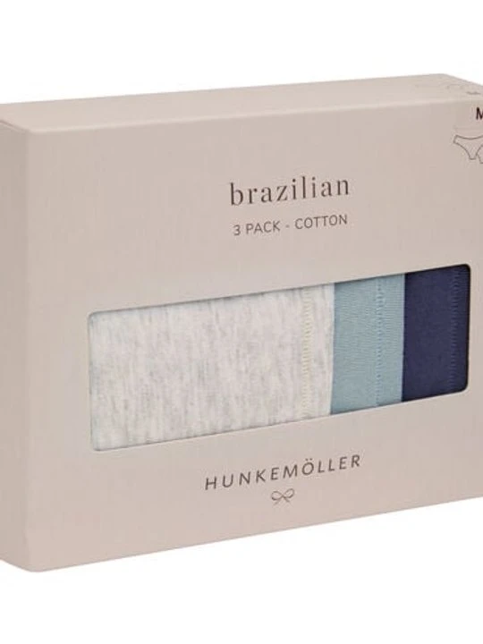 Zdjęcie produktu Hunkemöller Wielopak Bawełnianych Szopek Niebieski