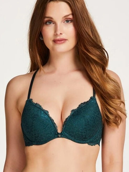Zdjęcie produktu Hunkemöller Wyściełany biustonosz push-up z fiszbinami Marine Niebieski