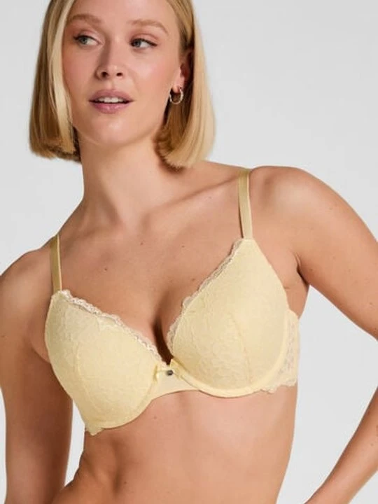 Zdjęcie produktu Hunkemöller Wyściełany biustonosz push-up z fiszbinami Marine Żółty