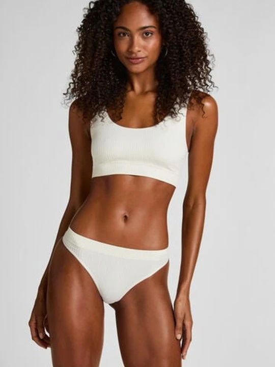 Zdjęcie produktu Hunkemöller Wysoko wycięte stringi Dianne Biały
