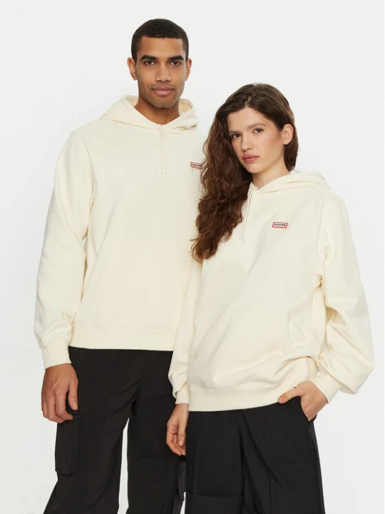Zdjęcie produktu Hunter Bluza HARU0008242 Écru Regular Fit Kremowy