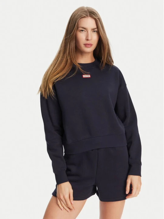 Zdjęcie produktu Hunter Bluza Tina HARW0042242 Granatowy Cropped Fit