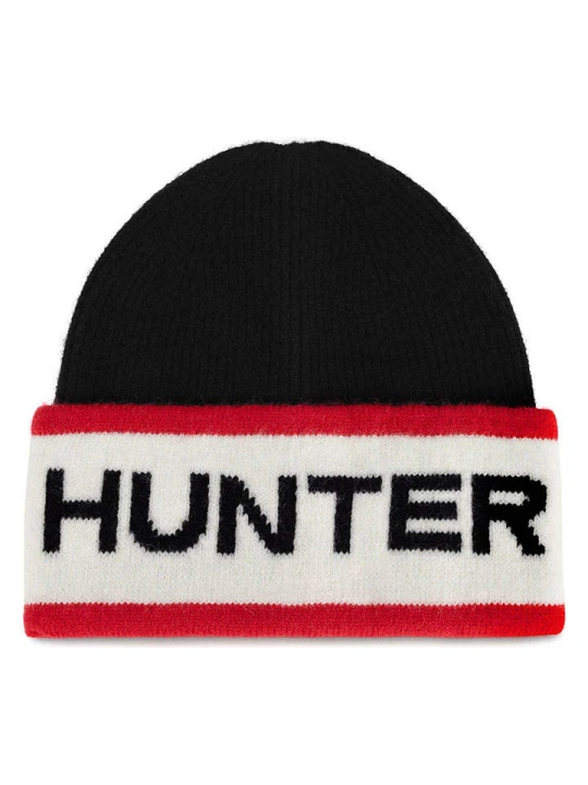 Zdjęcie produktu Hunter Czapka w kolorze czarno-kremowo-czerwonym rozmiar: onesize
