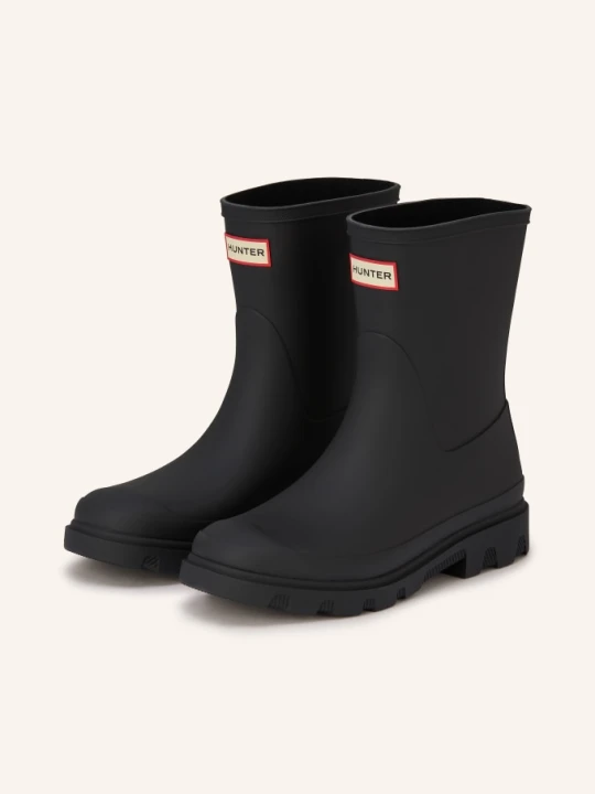 Zdjęcie produktu Hunter Gumowe Buty Downpour Short schwarz czarny