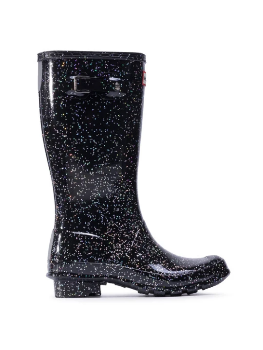 Zdjęcie produktu Hunter Kalosze Org Kids Giant Glitter Boots JFT6075RGT Czarny