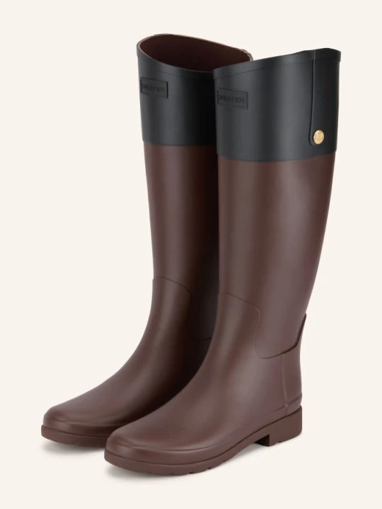 Zdjęcie produktu Hunter Kalosze Refined Gold Trim schwarz