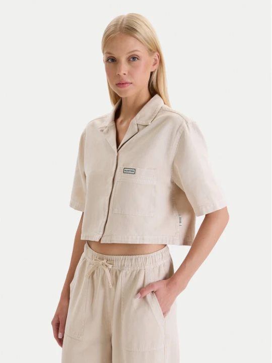 Zdjęcie produktu Hunter Koszula W126-HRLST-1011-39X Beżowy Regular Fit