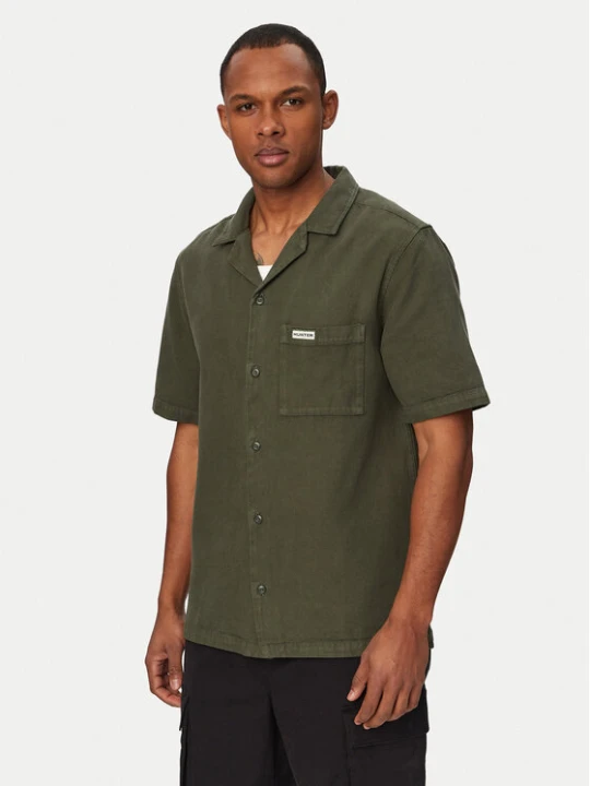 Zdjęcie produktu Hunter Koszula W126-HRMST-1010-34X Khaki Regular Fit