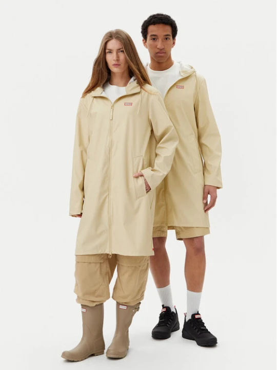 Zdjęcie produktu Hunter Kurtka przeciwdeszczowa Andrea Unisex HARU0002244 Beżowy Regular Fit