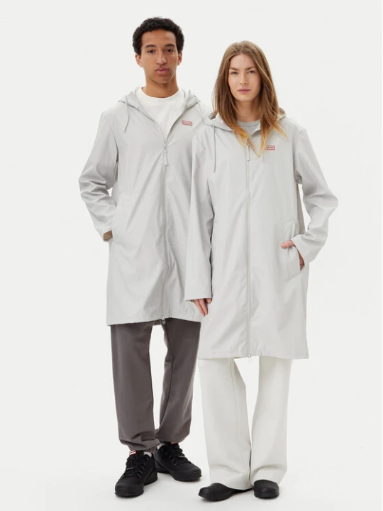 Zdjęcie produktu Hunter Kurtka przeciwdeszczowa Andrea Unisex HARU0002245 Szary Regular Fit