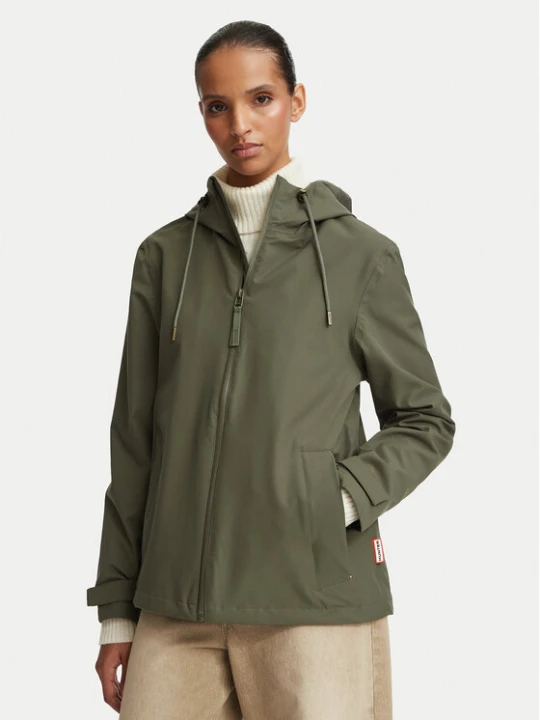 Zdjęcie produktu Hunter Kurtka przeciwdeszczowa HARW0004261 Khaki Regular Fit