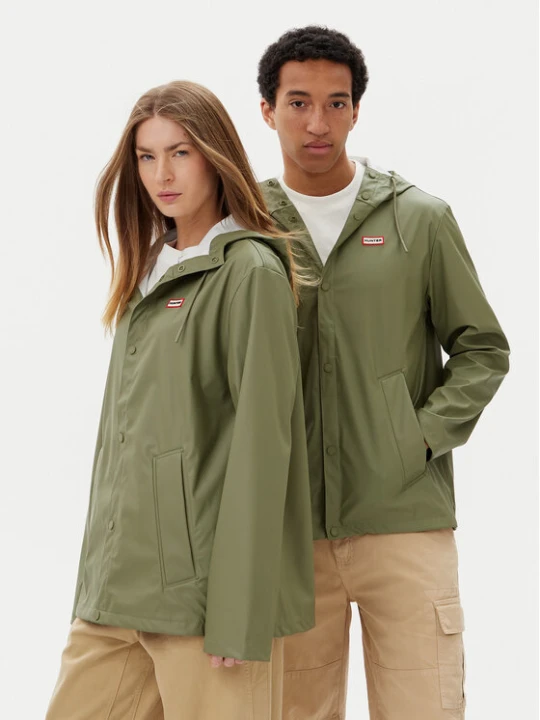 Zdjęcie produktu Hunter Kurtka przeciwdeszczowa Izzy Unisex HARU0012251 Khaki Regular Fit