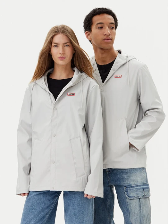 Zdjęcie produktu Hunter Kurtka przeciwdeszczowa Izzy Unisex HARU0012251 Szary Regular Fit