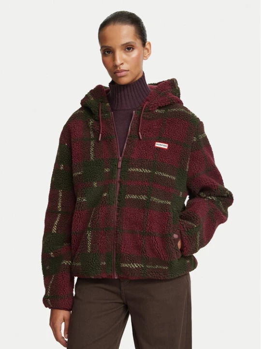 Zdjęcie produktu Hunter Kurtka przejściowa HARW0009262 Bordowy Regular Fit