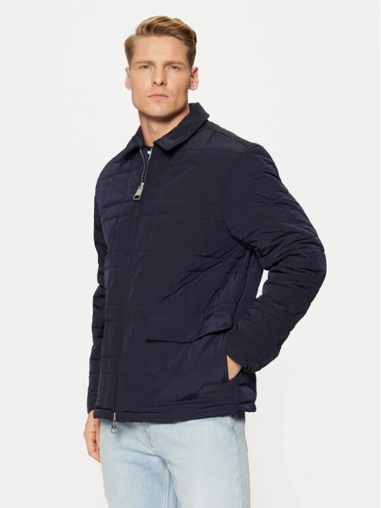 Zdjęcie produktu Hunter Kurtka przejściowa Walter HARM0004242 Granatowy Regular Fit