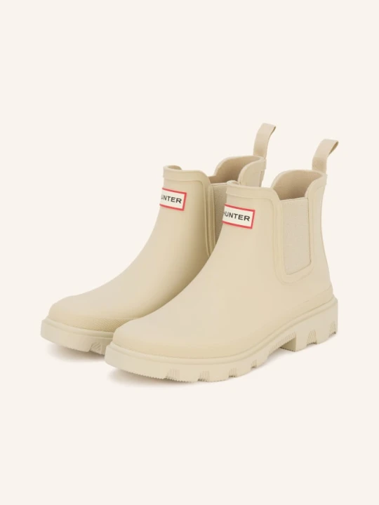 Zdjęcie produktu Hunter Botki Downpour beige JASNOBRĄZOWY