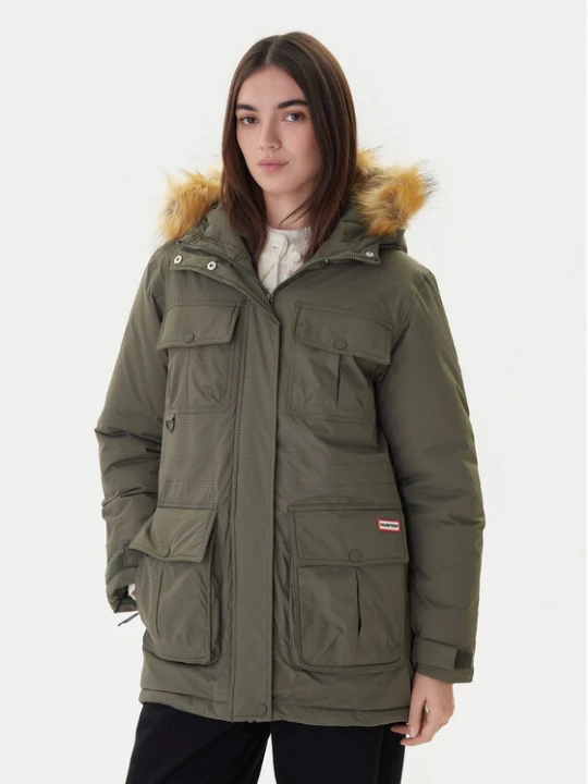 Zdjęcie produktu Hunter Parka Glyder HARW0014252 Zielony Regular Fit