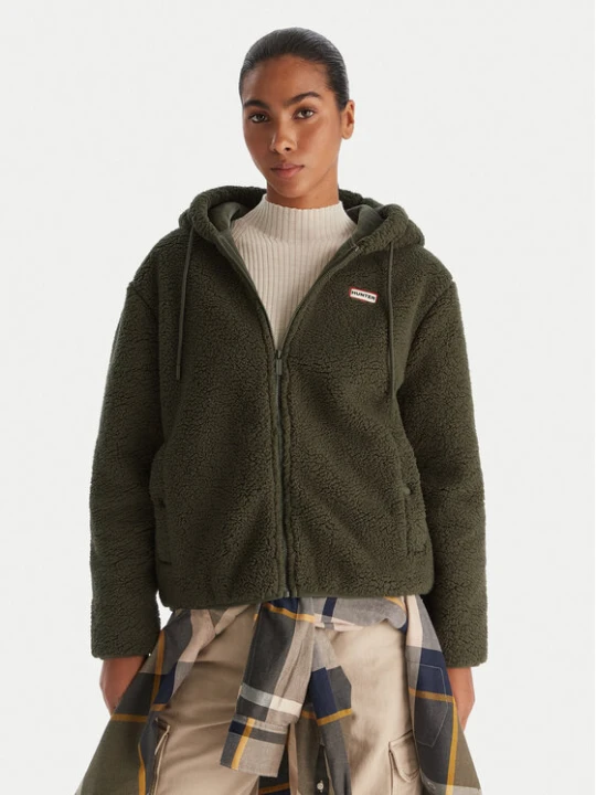 Zdjęcie produktu Hunter Polar Bonelle HARW0053242 Zielony Relaxed Fit