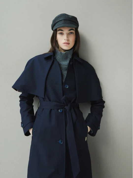 Zdjęcie produktu Hunter Trencz Keltie HARW0014251 Granatowy Regular Fit