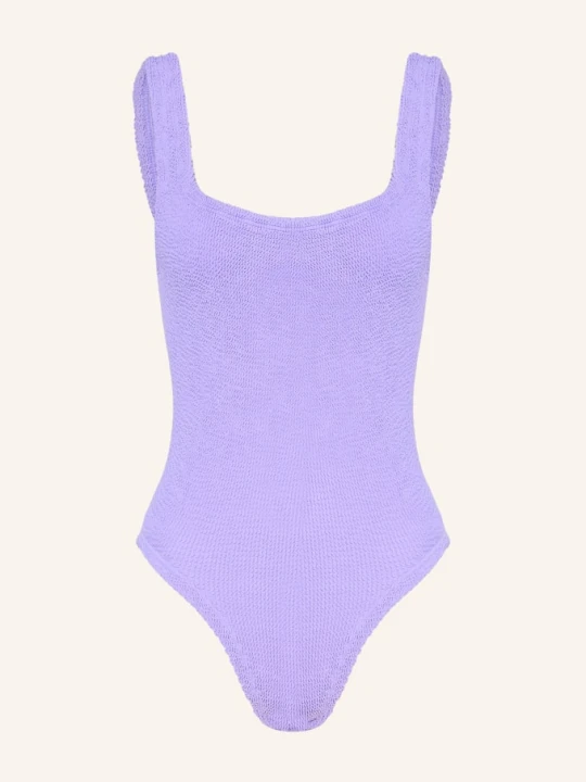 Zdjęcie produktu Hunza G Strój Kąpielowy Square Neck lila JASKRAWY FIOLETOWY