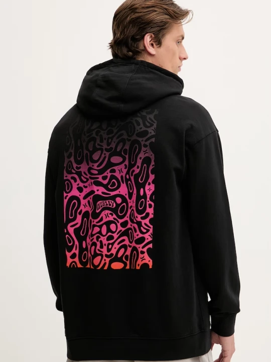 Zdjęcie produktu Hurley bluza z kapturem męska bawełniana BUBBLE czarny