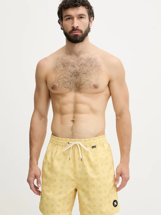 Zdjęcie produktu Hurley szorty kąpielowe męskie VOLLEY ICON żółty