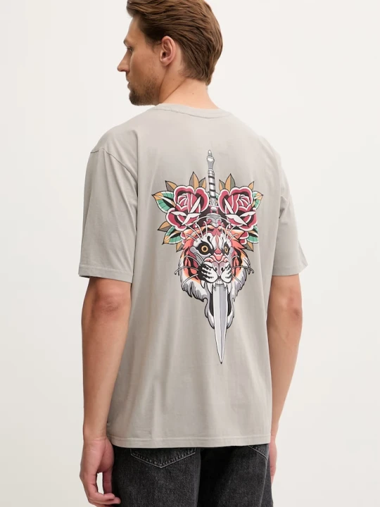 Zdjęcie produktu Hurley t-shirt męski bawełniany szary