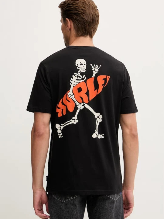Zdjęcie produktu Hurley t-shirt męski bawełniany czarny