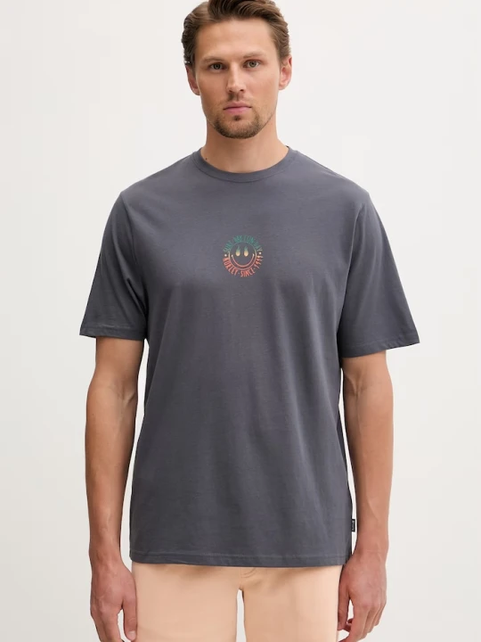 Zdjęcie produktu Hurley t-shirt męski bawełniany szary