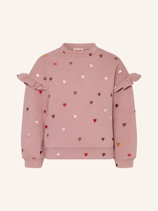 Zdjęcie produktu Hust And Claire Bluza Hcsicillia Z Falbankami rosa różowy