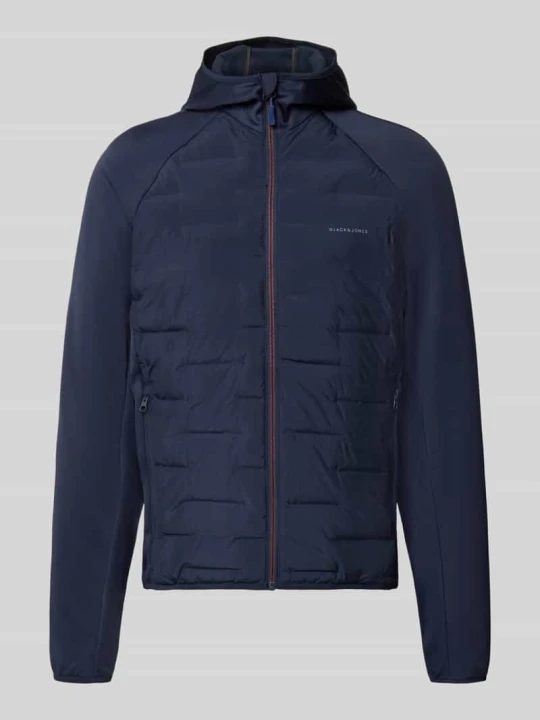 Zdjęcie produktu Hybrid kurtka z kapturem model 'PERFECT' Jack&Jones Ciemnoniebieski