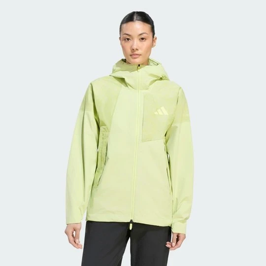 Zdjęcie produktu Hybrydowa kurtka Terrex Xperior 2.5 Layer PRIMEKNIT CLIMAPROOF Adidas Semi Frozen Lemon
