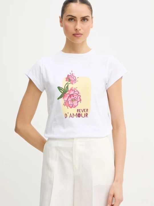 Zdjęcie produktu IBlues t-shirt bawełniany PAGINA biały