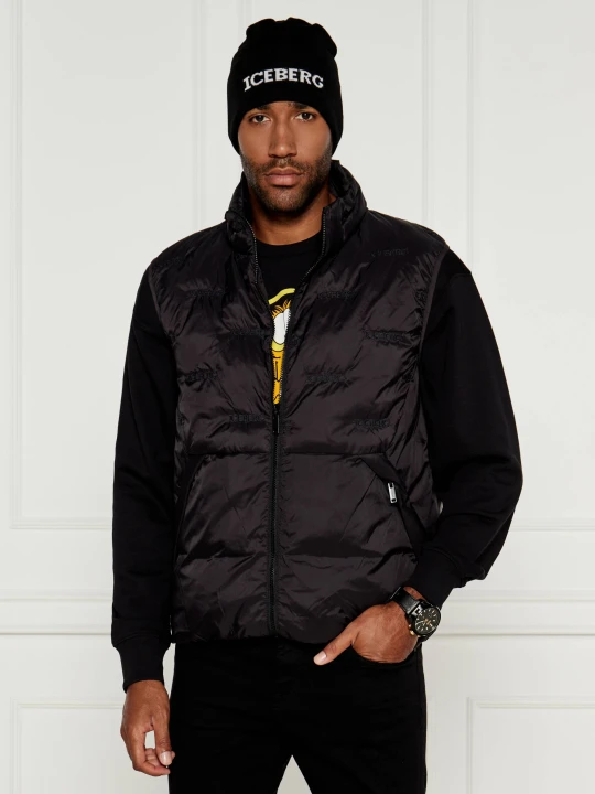Zdjęcie produktu Iceberg Bezrękawnik | Regular Fit czarny