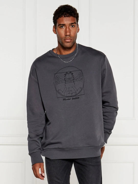 Zdjęcie produktu Iceberg Bluza ICEBERG X GARFIELD | Oversize fit popielaty