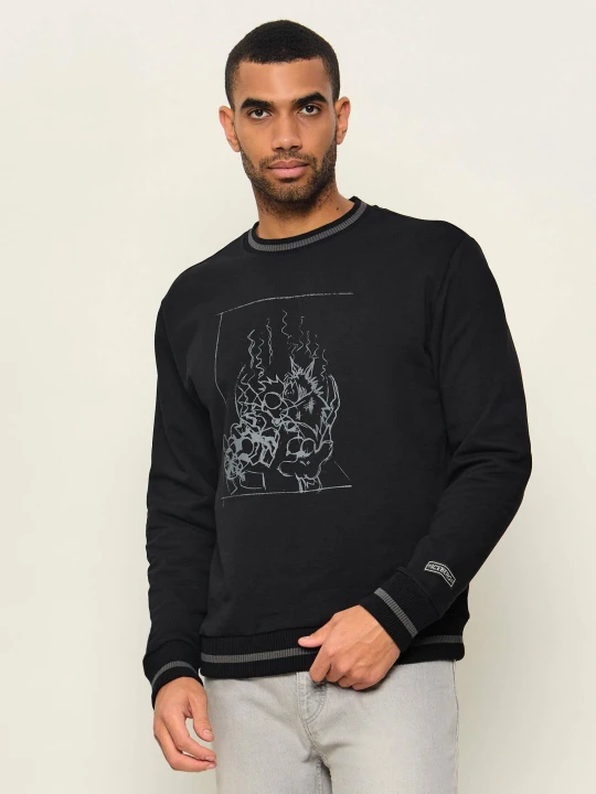 Zdjęcie produktu Iceberg Bluza | Iceberg x Looney Tunes | Regular Fit czarny