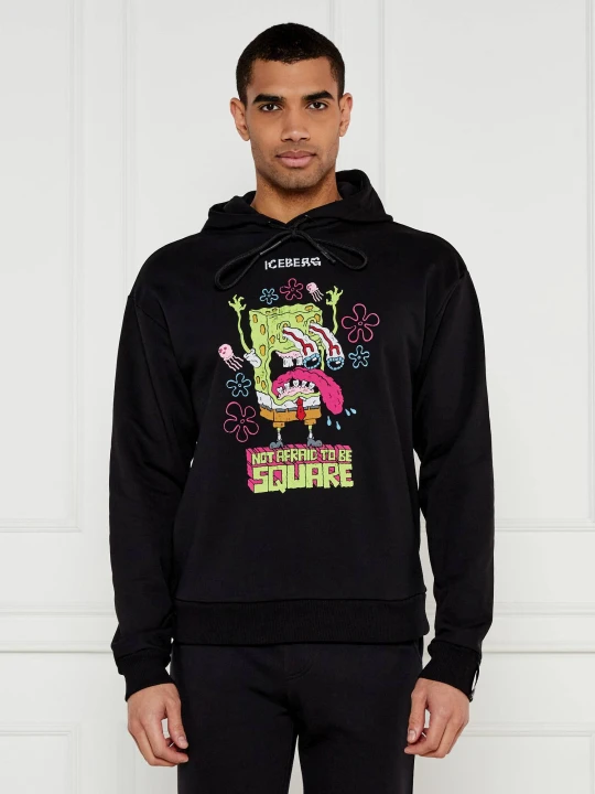 Zdjęcie produktu Iceberg Bluza Iceberg x SpongeBob | Regular Fit czarny