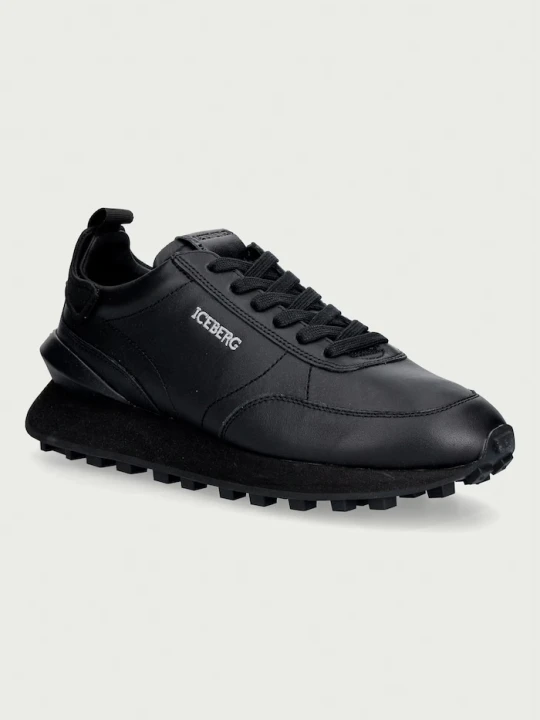 Zdjęcie produktu Iceberg Hyper sneakersy męskie skórzane czarny