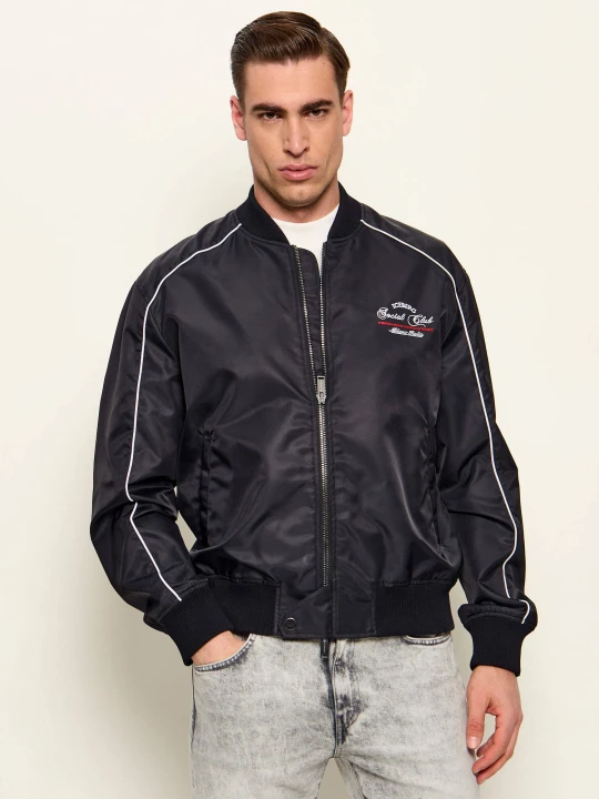 Zdjęcie produktu Iceberg Kurtka bomber | Regular Fit czarny