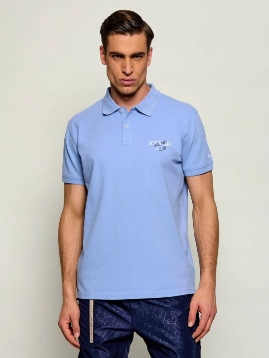 Zdjęcie produktu Iceberg Polo | Regular Fit błękitny
