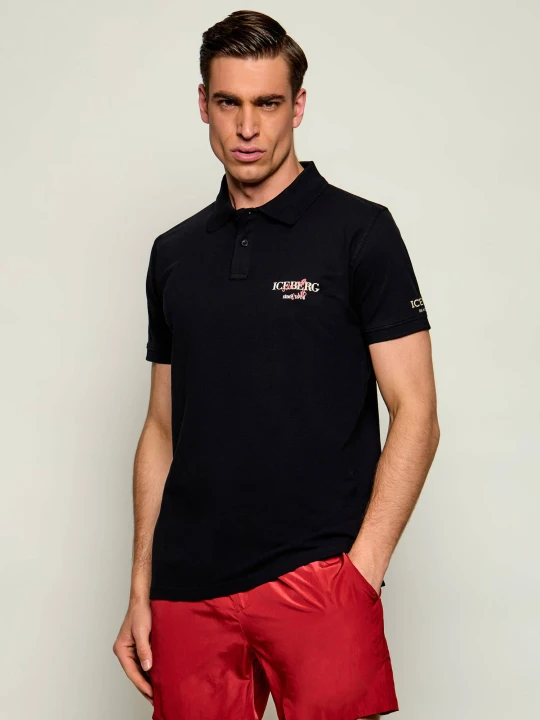 Zdjęcie produktu Iceberg Polo | Regular Fit czarny